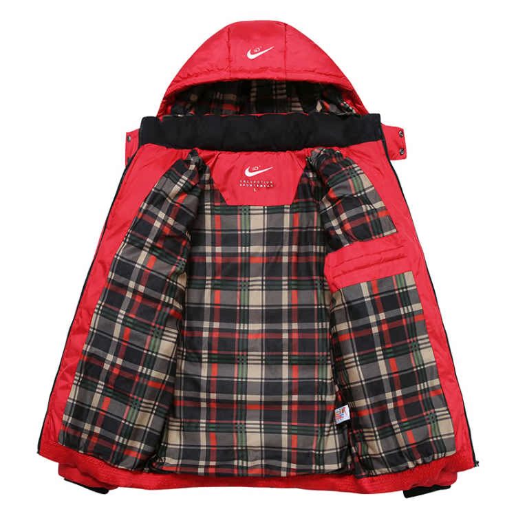 Áo khoác trẻ trung mùa đông nam 2018 áo khoác cotton cộng với nhung dày phiên bản Hàn Quốc theo xu hướng áo khoác chống nước cho người cao tuổi áo khoác dạ nam
