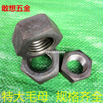 Extra nut 4 8 class color hexagon nut nut M20-M68M72M72M72M80M90M100