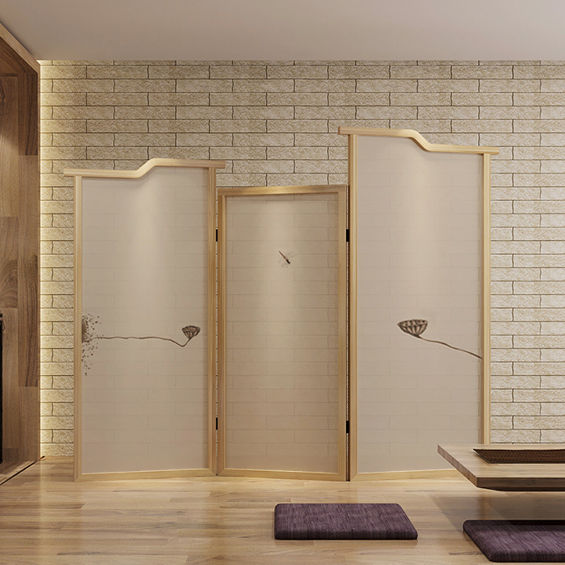 New Chinese Screen Partition Living Room Modern Minimalist Art Hotel Clubhouse Tea Room Shelter decoration Folding Seat Screen