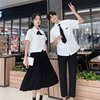 Black Tie Shirt Decoration Japanese College Style Lazy No-Tie Bachelor's Uniform Tie Female Student Male Dk Hand-Tied