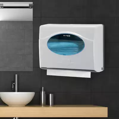 Hotel wall-mounted perforated dressing room toilet tissue box toilet special sanitary paper box kitchen sanitary paper box