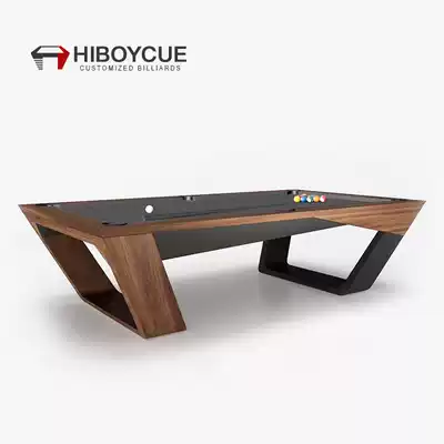 Billiard table household glass adult indoor standard wood color Chinese style