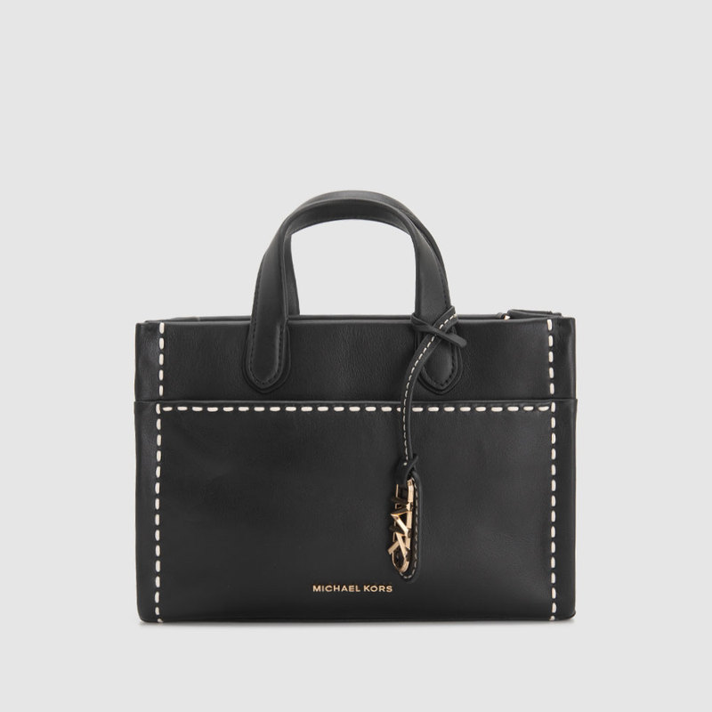 In Stock Michael Kors Spring and Summer New Leather Topstitch Decorative Women's Fashion Crossbody Bag Handbag Shoulder Bag