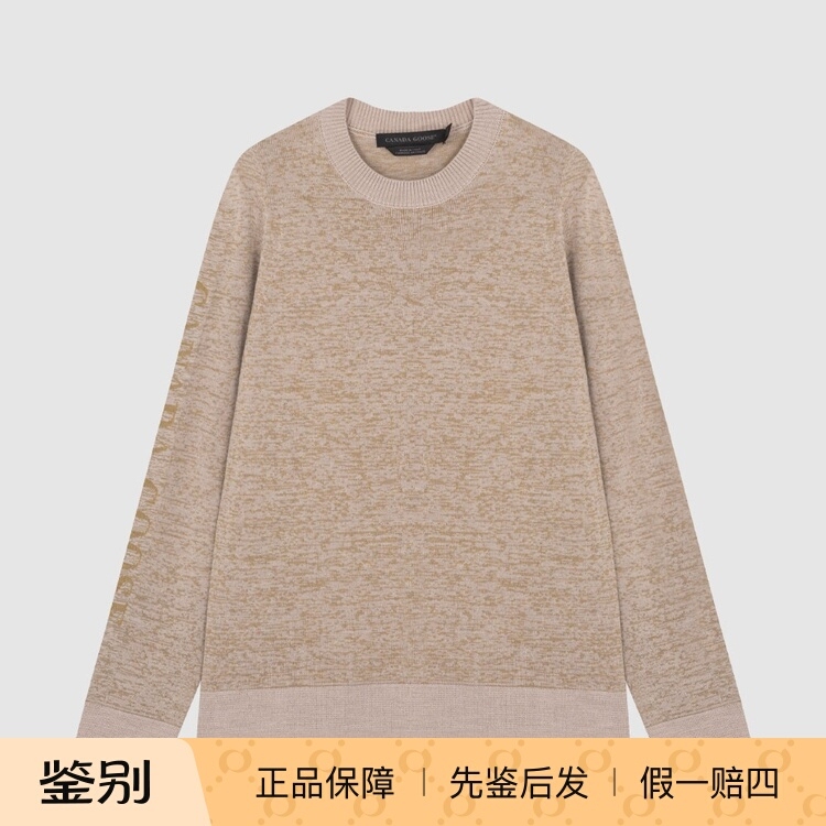 In-Stock Canada Goose New Women's Wool Crew Neck Pullover Sweater Knitwear