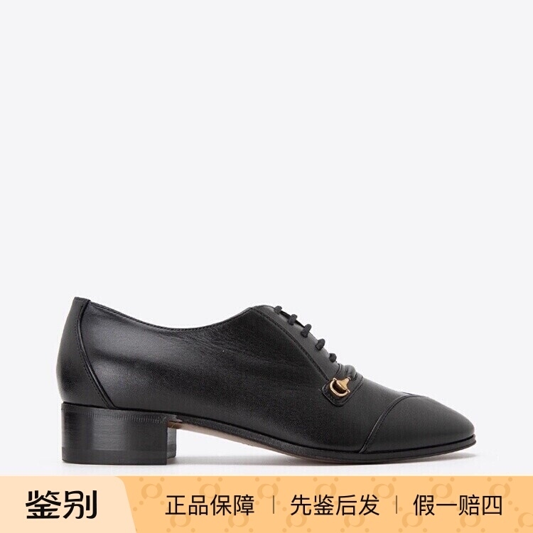In-Stock Gucci Spring/Summer New Sheepskin Lace-Up Women's Round-Toe Oxford Shoes Casual Chunky High-Heeled Leather Shoes In-Stock Gucci Spring/Summer New Sheepskin Lace-Up Women's Round-Toe Oxford Shoes Casual Chunky High-Heeled Leather Shoes