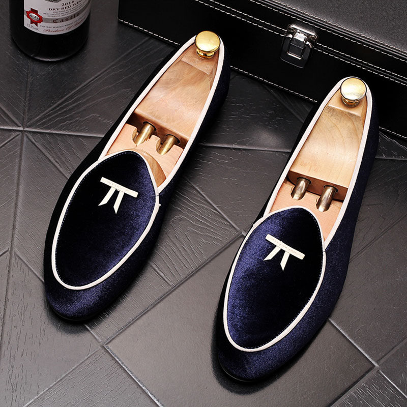 Tide Cards Men small leather shoes Korean version trendy beans Shoes Men Sloth Shoes Fashion Casual Shoes Personality Shoes Man Tide Shoes