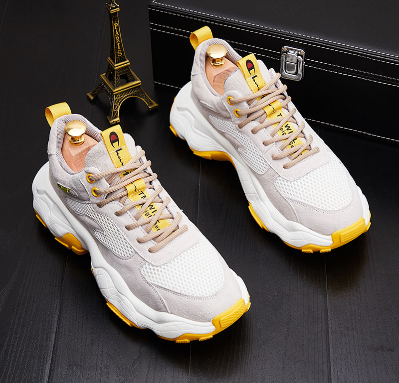 European station Torre shoes ins tide Joker Korean version of sports shoes thick-soled interior heightened casual shoes mesh breathable men's shoes