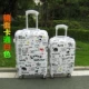 Mô hình ngựa vằn trường hợp xe đẩy phổ quát vali hành lý da báo 20/24 inch mật khẩu hộp nam và nữ hành lý