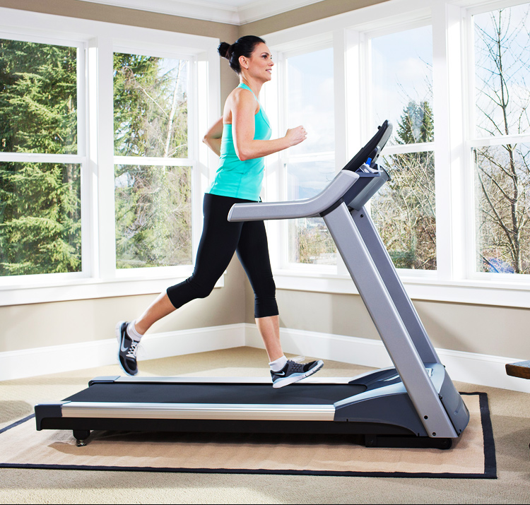 Precor phải TRM243 máy chạy bộ chính hãng thiết bị tập thể dục im lặng đa chức năng - Máy chạy bộ / thiết bị tập luyện lớn máy chạy bộ bk 8000