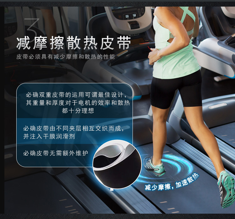 Precor phải TRM243 máy chạy bộ chính hãng thiết bị tập thể dục im lặng đa chức năng - Máy chạy bộ / thiết bị tập luyện lớn máy chạy bộ bk 8000