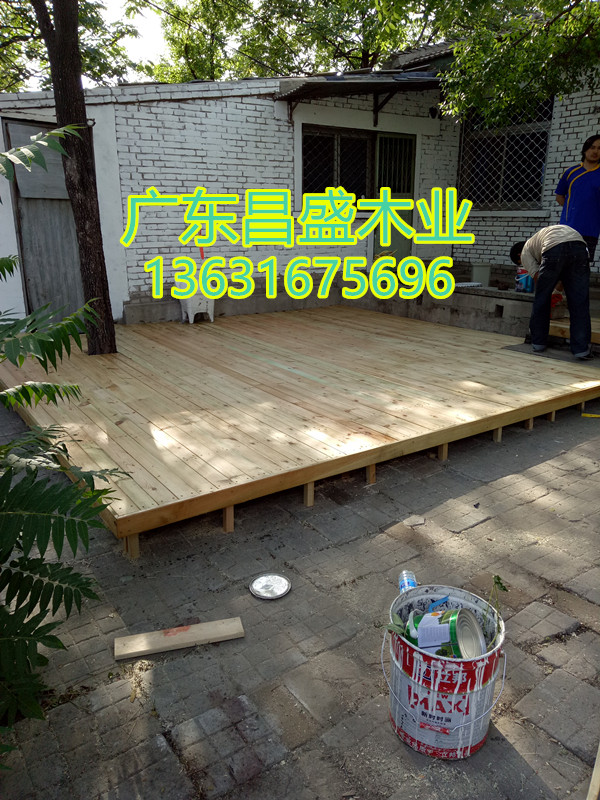 Anticorrosive wood floor flower frame grape frame swing terrace pavilion balcony courtyard flower box fence porch wooden house fence