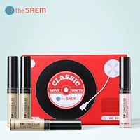 Шелковистый тональный крем, консилер, подарочная коробка, комплект, 3 шт