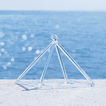 Crystal Pyramid Energy Emitter Crystal Demagnetization Purification Magnetic field Meditation Meditation Meditation Artifact Healing Instrument