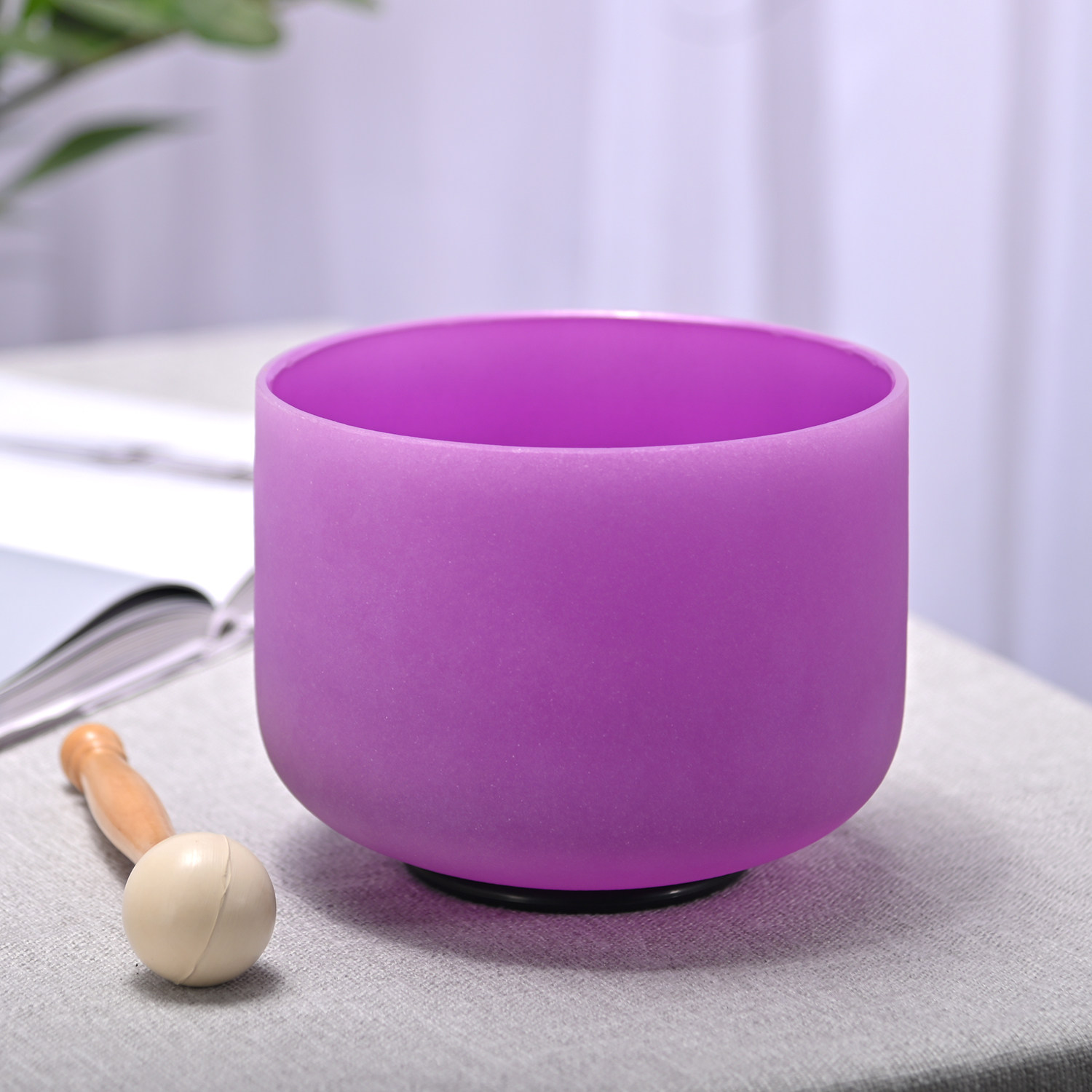 Colorful Crystal Bowl Song Bowl Colorful Bowl Seven Tone Yoga Instrument Play Bowl Crystal Bowl Introductory Instrument Set