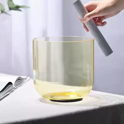 Transparent Crystal Bowl slogan sang bowl sound therapy decompression yoga Chakra music bowl bowls musical instruments healing meditation artifact