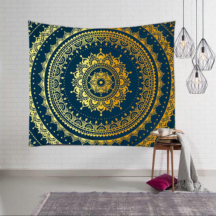 Bắc Âu ins Ba Tư hangcloth Tường nền vải trang trí đầu giường phòng khách tấm thảm tường chăn sofa khăn thảm treo tường bản đồ 