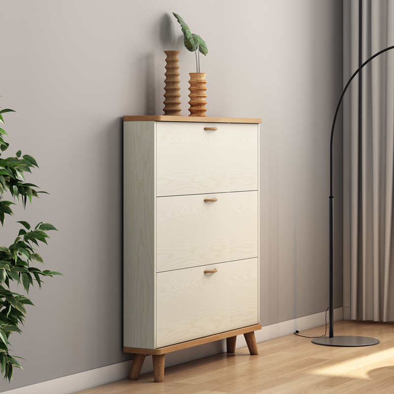 Nordic Shoe Cabinet Doorway Large Capacity Hyun Closing Cabinet Entrance Shoes Cabinet Ultra Slim Flipper Shoe Cabinet Containing Modern Brief
