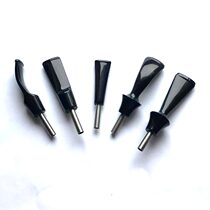 Pipe accessories bamboo pipe cigarette holder 4MM non-steel tenon mouthpiece straight handle curved acrylic small short