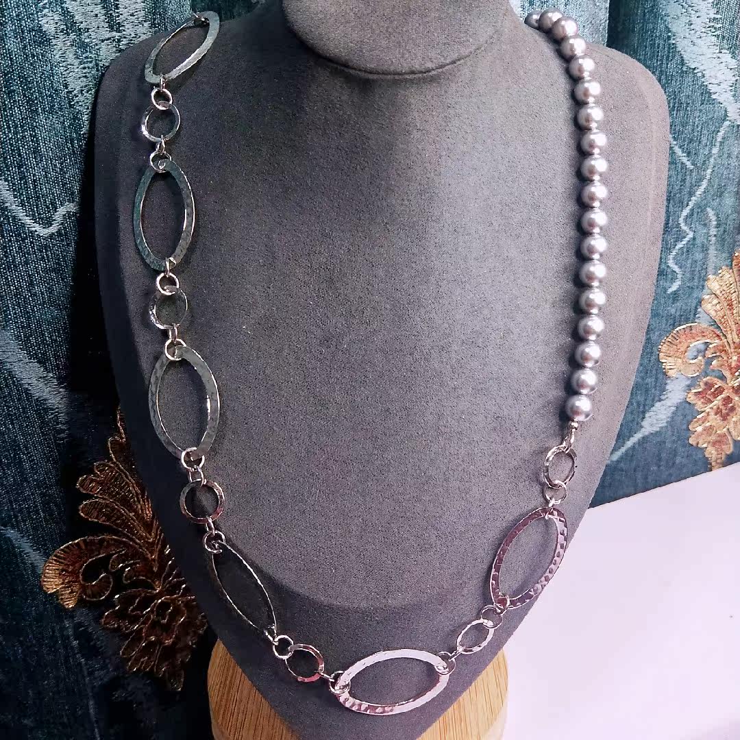 Design service Men and women with the same lukewarm wind multiple wear style Necklace Custom Straight Pods look at physical friends