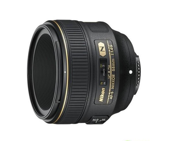 Nikon 58mm F/1.4G Fixed Focus Portrait Lens 58 1.4g Large Aperture Slr Lens Genuine Product
