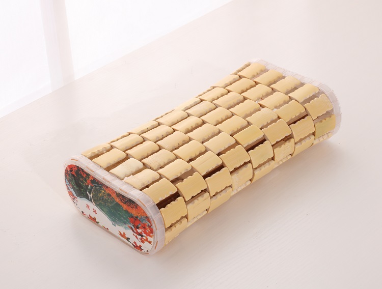 Mahjong rỗng gối tre tre tre mây gối gối sức khỏe gối rỗng gối mạt chược mát mẻ gối hấp phòng đặc biệt gối mây