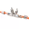 Super six class seven network cable extender adapter RJ45 network voltage-free fully shielded module connector connector connector