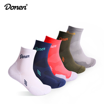 DAN DONEN cycling mid-tube socks professional running cross-country basketball skating mens and womens breathable quick-drying sweat-absorbing socks