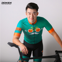 Darne Riding Clothing Suit Short Sleeve Spring Summer Breathable Bike Mountain Bike Mountain Bike Riding Braces Shorts Equipment Customised