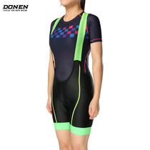 DONNEN Dawn Spring Summer riding suit Braces Riding Pants Woman Mountain Bike Road Car Riding Harness Shorts