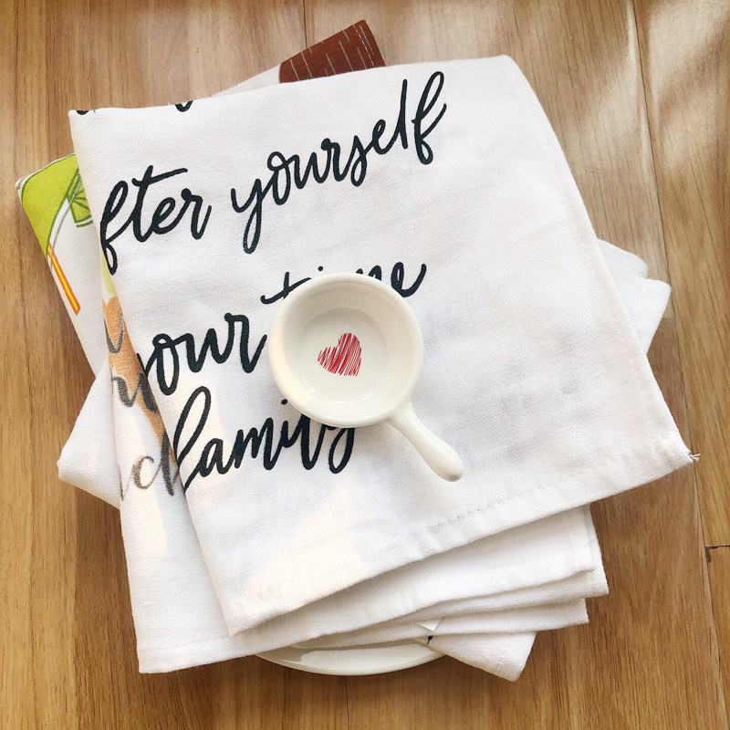 Exit Tail Single Gauze Table Mat Family Residence Decoration Bi Entrance 40x60cm Table Bussy Table Mat