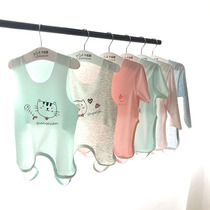 Baby bellyband vest short-sleeved long-sleeved baby summer thin boneless modal one-piece harem suit tailored to your needs