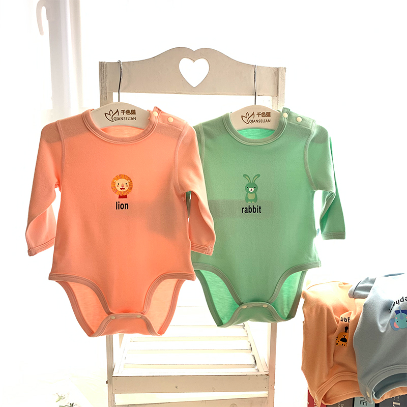 Untraced boneless autumn winter thickening warm baby cotton climb triangle baby baby and baby baby wear coat coat