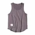 Áo vest nam thể thao cotton thương hiệu lỏng lẻo cộng với phân bón XL chất béo không tay áo thun đáy quần thể dục mùa hè - Áo vest cotton Áo vest cotton