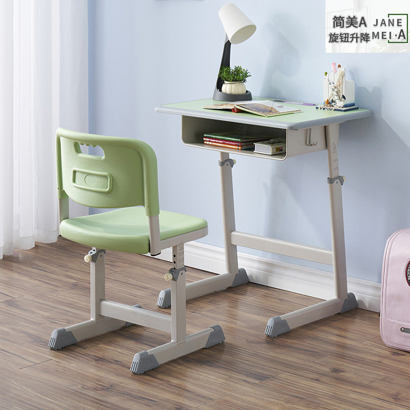 Students class table and chairs knobs handy lifting and lifting domestic children homework table desks learn children's book and chairs