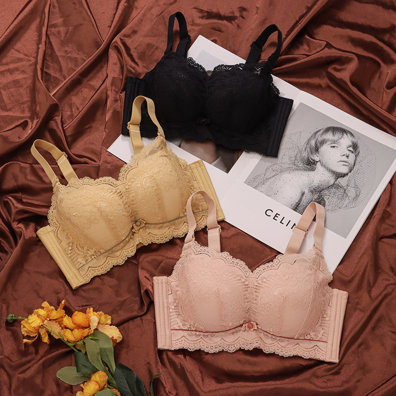 Small chest recommended not empty cup gather underwear women's flat chest special thickened 8cm bra super thick extra thick 10cm big