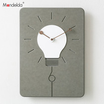  mandelda creative wall clock living room personality art modern clock Nordic restaurant household mute Nordic fashion