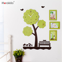  mandelda watch wall clock living room household fashion personality creative art clock wall hanging atmosphere children mute