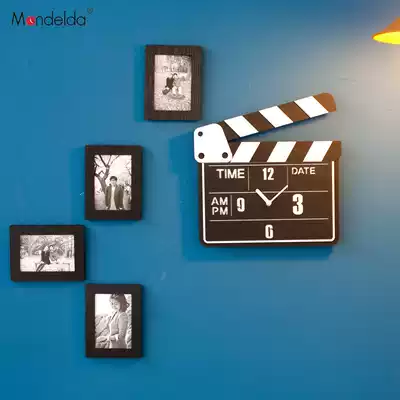 mandelda watch movie opening creative wall clock personality Art Clock Cafe fashion living room wall watch