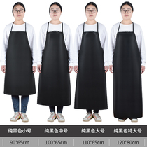 Leather apron waterproof and oil-proof adult soft leather household kitchen womens work clothes mens custom logo printing waist
