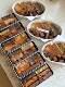 Internet-Famous Baking Stall Soft-Core Basque Omakase Oval Packaging Bowl Paper Pulp Bowl Tin Box Oil Paper Decoration