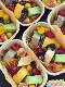 Internet-Famous Baking Stall Soft-Core Basque Omakase Oval Packaging Bowl Paper Pulp Bowl Tin Box Oil Paper Decoration