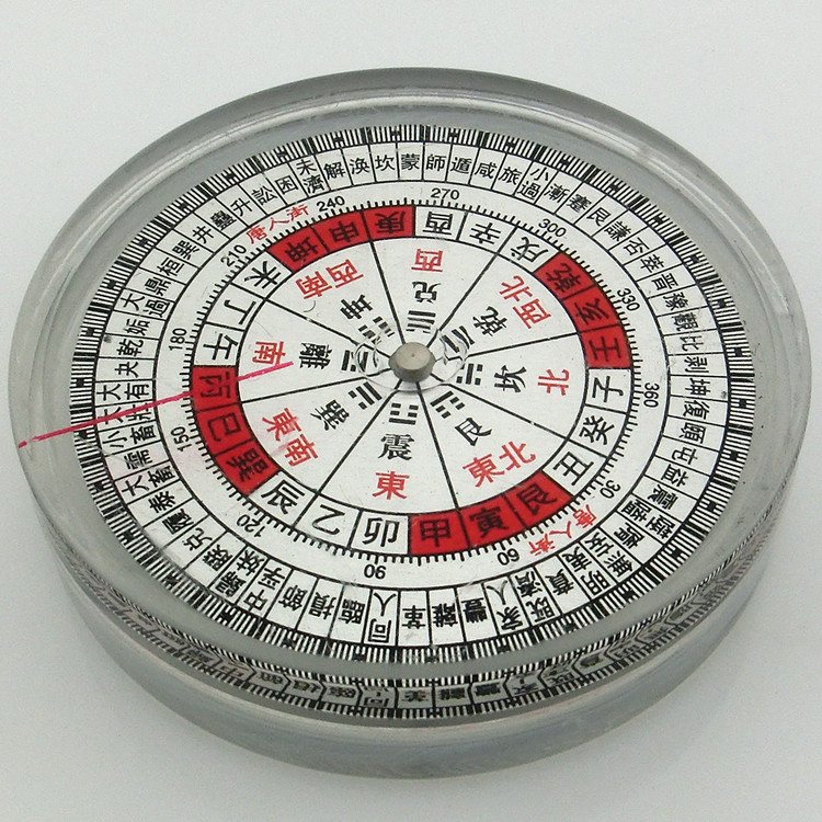 Li Juming fully automatic feng shui pocket crystal small compass compass compass compass instrument