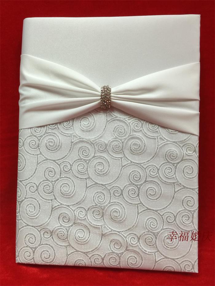Western-style European-style wedding supplies creative Hong Kong-style marriage certificate set oath this diamond-encrusted butterfly oath