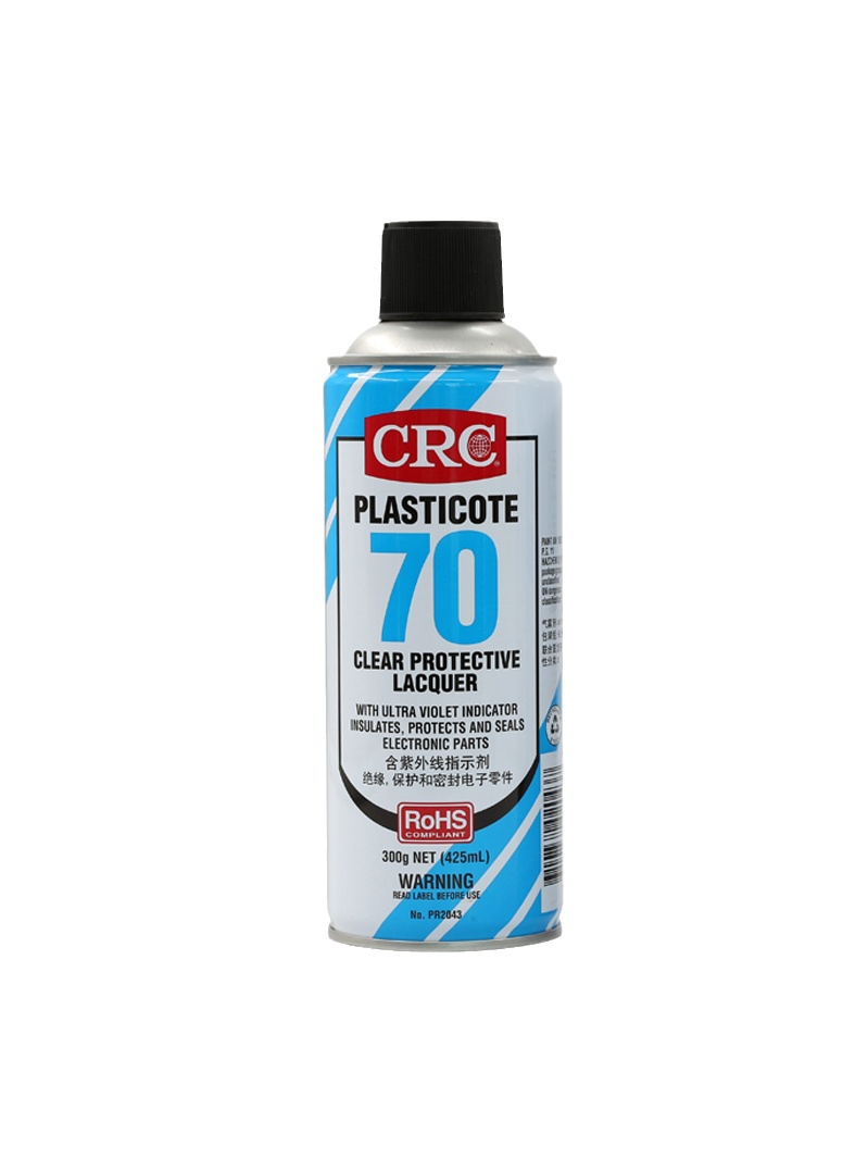 CRC70 self-spray three anti-paint electric line moisture glue PCB plate insulation paint transparent quick dry protective agent scavenger glue