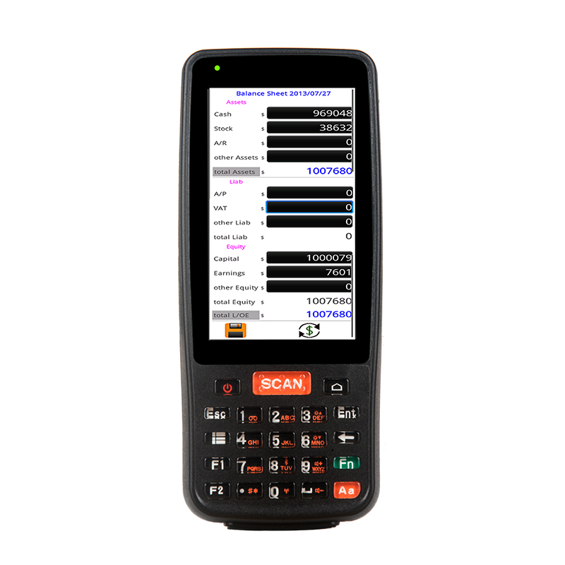 4G Android PDA cầm tay thu thập dữ liệu thiết bị đầu cuối mã vạch Mã QR thẻ thế hệ thứ hai Mua lại Android PDA - Thiết bị mua / quét mã vạch