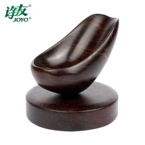  Joyo friend solid wood pipe holder seat Pipe bucket holder Ebony base Creative single pipe bracket