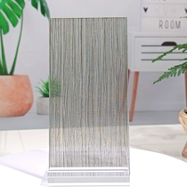 Factory customized affordable wired art glass suitable for screen partitions flat door sliding door background wall guardrail