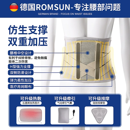 Медицинская поясница поясничная пластина выстрел в талии мышечная деформация поясничная фиксация поддерживает поясничный ремень для поясничного терабера пояснично