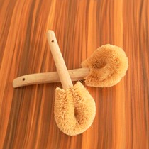 Abalone brush Abalone brush cleaning seafood brush brush with handle Abalone wipe wooden handle Kitchen fish brush