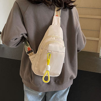 Chest bag women's ins sports backpack casual shoulder bag